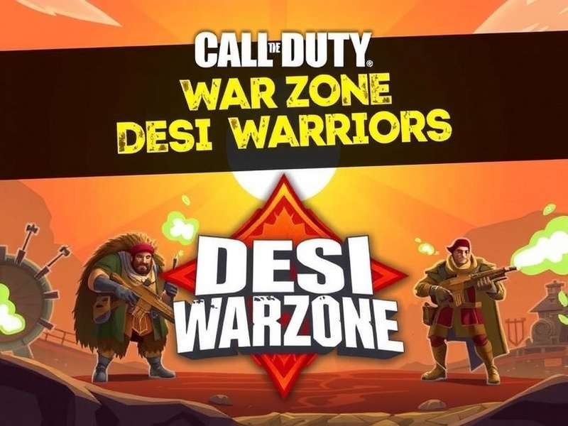 COD Warzone Desi Warriors Game Banner